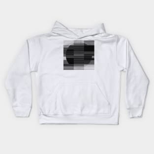 geometric lines Kids Hoodie